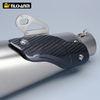 Universal 51mm Carbon Fiber Heat Shield Universal Motorcycle Exhaust System Mufflers for V4 Ninja400 PCX125 Nmax155 Motorcycles