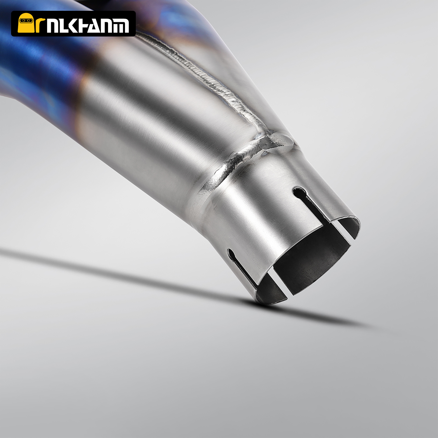 NlkHanm Titanium Honeycomb Forged Motorcycle Exhaust Kit slip on Line for Kawasaki ZX10R Zx-10r Zx10rr ZX-10R2021-2024