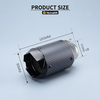 AustinRacing Z900 Z1000 Ninja400 CBR500 R6 Carbon Fiber Exhaust Muffler Modified Universal AR Stainless Steel