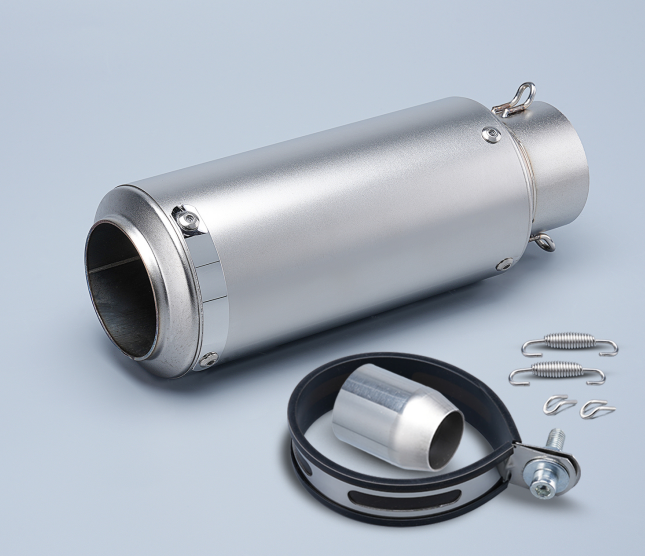 Universal 51mm 60mm Motorcycle Exhaust Pipe Motorcycle for YZF R6 R15 R3 MT07 ZX6r Z800 Z900 MT09 FZ09 Z400
