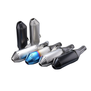 Steel Stainless Moto Muffler Motorcycles Modified Escape Link Pipe Motocross Racing Slip DUKE125 KTM250 KTM390 ADV