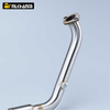 Slip-On Stainless Steel Motorcycle Exhaust Escape Moto Muffler Front Middle Link Pipe for YAMAHA YZF-R125 YZF R15 V3 R125