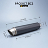 Universal 60mm Motorcycle Exhaust Muffler Pipe for SC Project New Racing for MT07 MT09 Z900 Z400 Ninja4 Made of Carbon Steel