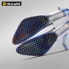 NlkHanm Original Full Titanium Alloy Escape Muffler Custom Motorcycle Exhaust System Modification XMAX300 Stainless Steel