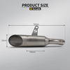 ZX-4R ZX-25R Motorcycle Exhaust System Modification Mid Section Link AK Honeycomb Carbon Fiber Escape Muffler for Kawasak Boxed