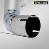 AK Custom Size Titanium Alloy Escape Muffler and Mid Link Pipe for KAWASAK Z900 Motorcycle Exhaust System Modification