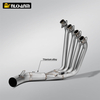 CBR650 CB650 Motorcycle Exhaust System Full Section Titanium Alloy Modification for CBR650 CB650 2014-2024
