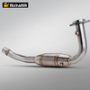 exhaust muffler with silencer
